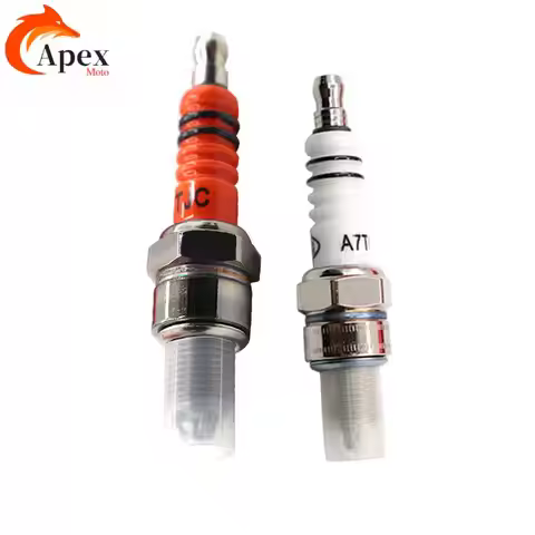 Racing 3 Electrode 10mm Spark Plug A7TC D8TC Fits GY6 50 70 110 125 150CC Atv Scooter Dirt Bike Go K