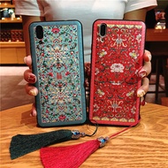 Retro Chinese style case OPPO R15 Dream R17 R11S R11 R9S R9 Plus Palace flower Relief cover