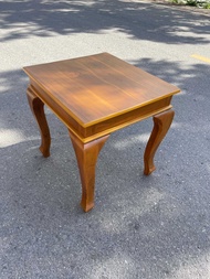 โต๊ะเคียง โต๊ะข้าง โต๊ะกลางโต๊ะไม้สัก 45x50x50cm