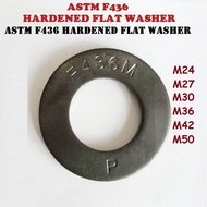 ASTM F436 Flat Washer M24 M27 M30 M36 M42 M50 Hardened Washers Plain Black Washer