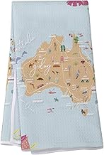 VAMSII Australia Travel Gift Australian Map Kitchen Towel Australia Lover Gift Australia Landmark Th