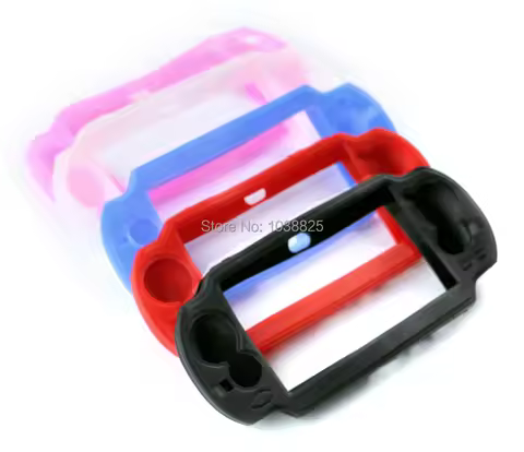 Multi-colors Soft Rubber Skin Case for PSV 1000 Silicon Gel PS Vita PSVita 1000 Protective Case For 