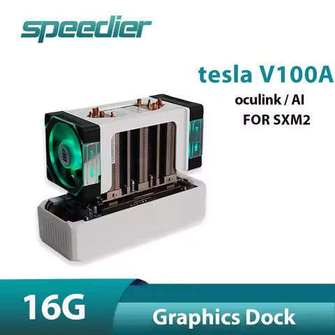 Graphics Dock 16G for Tesla V100A Oculink Thunderbolt 3 Desktop Nvidia V100 SXM2 GPU Support USB4 Th