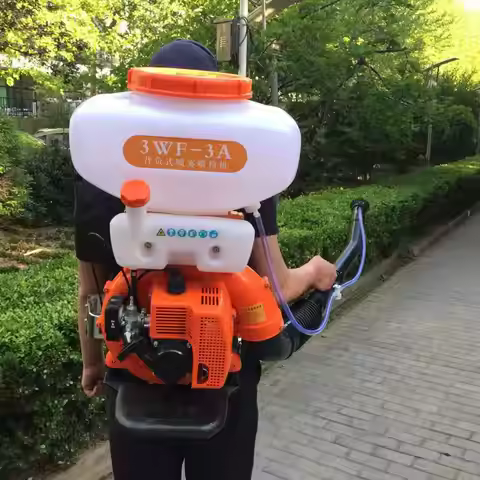 3WFS-3A Fertilization Sprayer Backpack 4 Stroke Gas High Power Agricultural Pesticide Spray Lime Pow