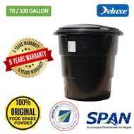 Deluxe Polyethylene PeTank Round Type Water Tank Slim&Tall (70/100-300/400)Gallon Tangki Air Polieti