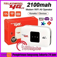 Ready cod - Telkomsel K300 4G LTE Wifi Mifi Modem Unlock All Operators MiFi 4G LTE Support Bypass