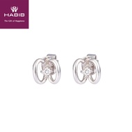 HABIB Miranda Diamond Earring in 750/18K White Gold