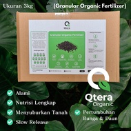 QTERABIO Granular Organic Fertilizer Pupuk Organik Tanaman Hias NPK