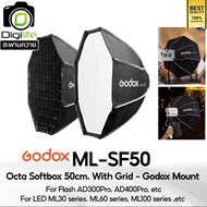 Godox Softbox ML-SF50 Octa Softbox 50 cm. with Grid (Godox Mount) For AD300Pro AD400ProML30 ML60 ML1