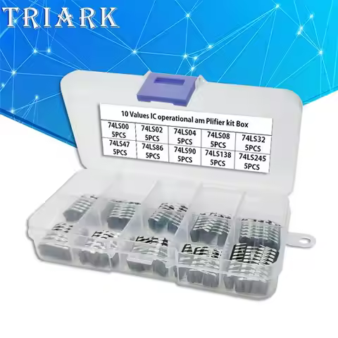 50PCS/Set 74LS00 74LS02 74LS04 74LS08 74LS32 74LS47 74LS86 74LS90 74LS138 74LS245 ntegrated Circuit 