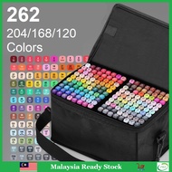 120/168/204/262 Multiple Colors Touch Marker Pen Sketching Dual Head Markers Art Painting