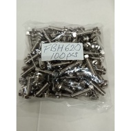 (100PCS) FBH 620, kepala saiz 8, M6 x 20mm