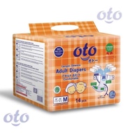 Oto Adult Diapers Adhesive Adult Diapers Size M Contents 14 uk 71cm-107cm
