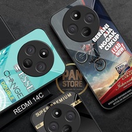 Softcase Glass Case Redmi 14C Newest 2024 Cellphone Case Redmi 14C - Cellphone Protector - Cellphone