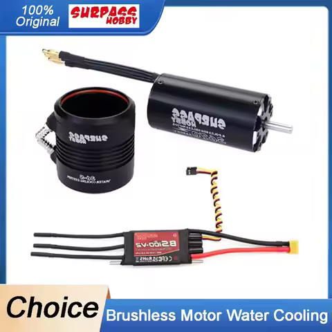 SURPASS HOBBY 2948 2958 2968 3660 3670 Waterproof Motor w/ Water Cooling Jacket & 40A 50A 60A 80A 10