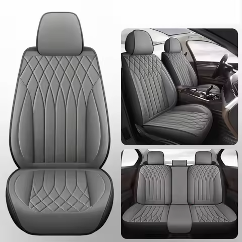 Luxury Leather Car Seat Covers For MG MG4 MULAN ZS HS EV MG5 MG6 Hyundai i30 i10 i40 I20 Accent Auto