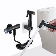 SUS304 Black Stainless Steel Bidet Sprayer Set Sanitary flusher SUS304 Itim na Hindi Kinakalawang na