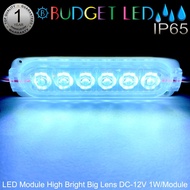 LED Module High Bright Big Lens 6led DC 12V 1W/1ชิ้น แอลอีดีโมดูลกันน้ำ IP65 สำหรับตัวอักษรป้ายไลท์บ