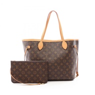 【二手】LOUIS VUITTONNeverfull MM Monogram 手提包 M40995 PVC 塗層帆布皮革 Neverfull MM 女士二手 A