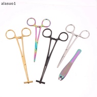 [Alasuo] Colorful Body Piercing Pliers Surgical Steel Fix Forceps Tweezers For Septum Cartilage Tong