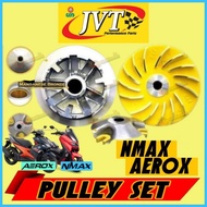 ☾ ⊙ ♨ JVT PULLEY SET WITH BACKPLATE AND SLIDER PIECE INCLUDED for Yamaha Nmax and Yamaha Aerox