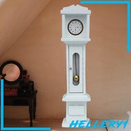 [Hellery1] 1/12 Dollhouse Grandfather Clock Simulated Decorative Vintage Gift Ornament Doll