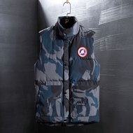 Genuine 2024 Canada Goose Goose Down Vest Mens 2024 Autumn And Winter New Warm Stand Collar Vest Jac