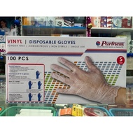 Vinyl Gloves, Disposable Gloves Partners 100 pcs