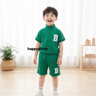 WAREHOUSE SALE!! 4.4 HappyOliver SET B ZIPPER EBV Baby Boy Short Sleeve Suit Boys Clothes