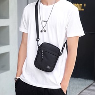 Trendy Men Oxford Crossbody Man Beg Lelaki Male Sling bag Small Korean Korea Style 4 zip