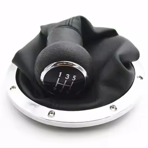 For VW Gol Pointer Saveiro Parati 2005-2010 Gear Shift Knob Shifter Lever Stick Gaiter Boot Cover Ca