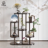 Plant Rack Living Room Flower Rack Balcony Flower Pot Holder Plant Stand Green Plant Display Rack