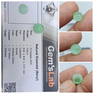 Natural Emerald Beryl Ethiopia 3 ct memo GLI Minor Mirip Zamrud Columbia