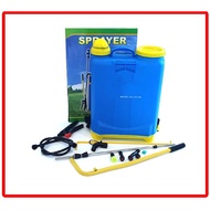 Tong Mesin Pam Racun Rumput Pump Pressure Sprayer Manual  Knapsack Spray Blower 16Liter