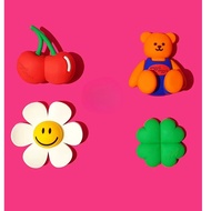 wigglewiggle JIbbitz Sunflower JIbbitz Cartoon Bear Shoe Buckle 3D Flower Shoe Buckle 3D KT Cat Shoe