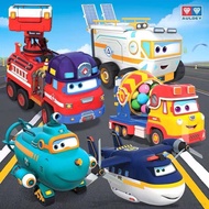 vm2 Super Wings Toys Dayong Fire Truck Dolly Sets Full Set Willy Submarine Toy Children's Birthday Gifts