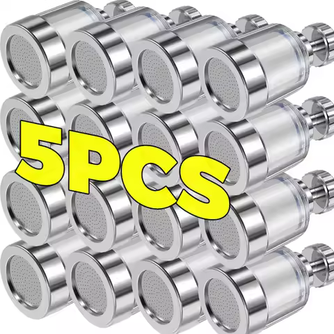 Faucet Splash-proof Universal Joint Universal Faucet Adapter 360 Rotation Faucet Filter with Cotton 