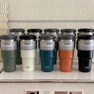 600ml/900ml 2in1 premium tyeso stainless steel vacuum insulated thermos tumbler handle Bottle