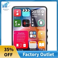 2.4 Inch Full Screen Touch Mp3 Player with 4GB Memory Bluetooth Mp4 Player with Built-in Speaker wit