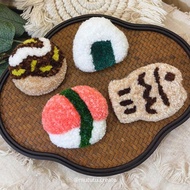 日式美食 俄羅斯刺繡 戳戳繡 胸針 扣針 材料包