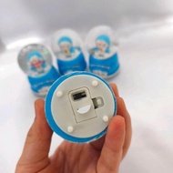 Cute Doraemon DoraSnow, Miniature Glass Ball Figurine Display