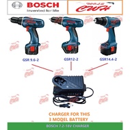 BOSCH 7.2-18V NICD NIMH BATTERY/CHARGER FOR BOSCH BATTERY GSR9.6-2 GSR12-2 GSR14.4-2