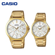 Casio Watch Couple Watch Stainless Steel MTP-V300G-7A / LTP-V300G-7A / Casio Couple Watch Series/Ful