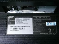 拆機良品 acer XB272  LED 液晶顯示器  前後蓋    NO.43