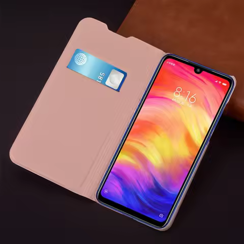 Leather Flip Book Case For Xiaomi Mi 5 8 Pro 9 SE A1 A2 A3 Lite 5s Plus Redmi 6 6A Note 7 K20 4X S2 