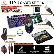 JEQANG GAMING KEYBOARD JK-988 / CMG-570 / CM370 / K-02G07 / KEYBOARD MOUSE HEADSET MOUSEPAD GAMING C