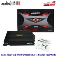 AUDIO QUART รุ่น AQ-R480 เพาเวอร์แอมป์ Class AB 4Ch 1600 Watts. (Black)