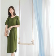 SG LOCAL WEEKEND X OB DESIGN CASUAL WORK WOMEN CLOTHES BUTTON DOWN CHIFFON MIDI DRESS 2 COLORS S-XXXL SIZE PLUS SIZE