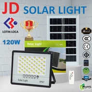 JD ไฟโซล่าเซลล์ แบรนด์แท้100% Solar Light LED 45W 65W 120W 200W 300W 650W โคมไฟสนาม ไฟภายนอกอาคาร หลอดไฟโซล่าเซล พร้อมรีโมท MTX ไฟแสงอาทิตย์ IP67