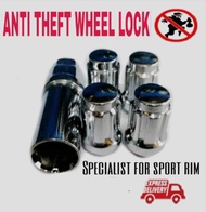 Wheel Nut Wheel Tyre Nut Anti Theft Car Tyr Wheel Lock Nut M12X 1.5 /M12 X 1.25 Racing Nut Sport Rim